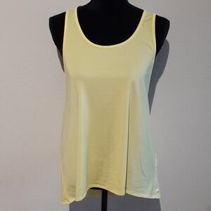 NWOT FABLETICS razorback yellow tank, sz XL